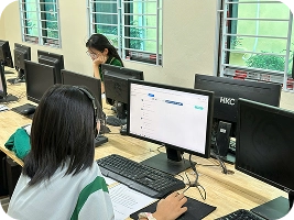 InterGreat collaborates with FPT High School in Quy Nhon for the mock IELTS test for all four skills